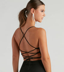 Simply Stunning Lace-Up Mini Dress
