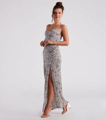 Fiercely Stylish Leopard Print Maxi Dress