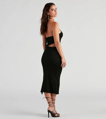 Take A Look Sweater Midi Dress